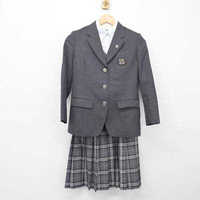 【中古】東京都 藤村女子高等学校 女子制服 6点（ブレザー・シャツ・ニット・スカート）sf030444