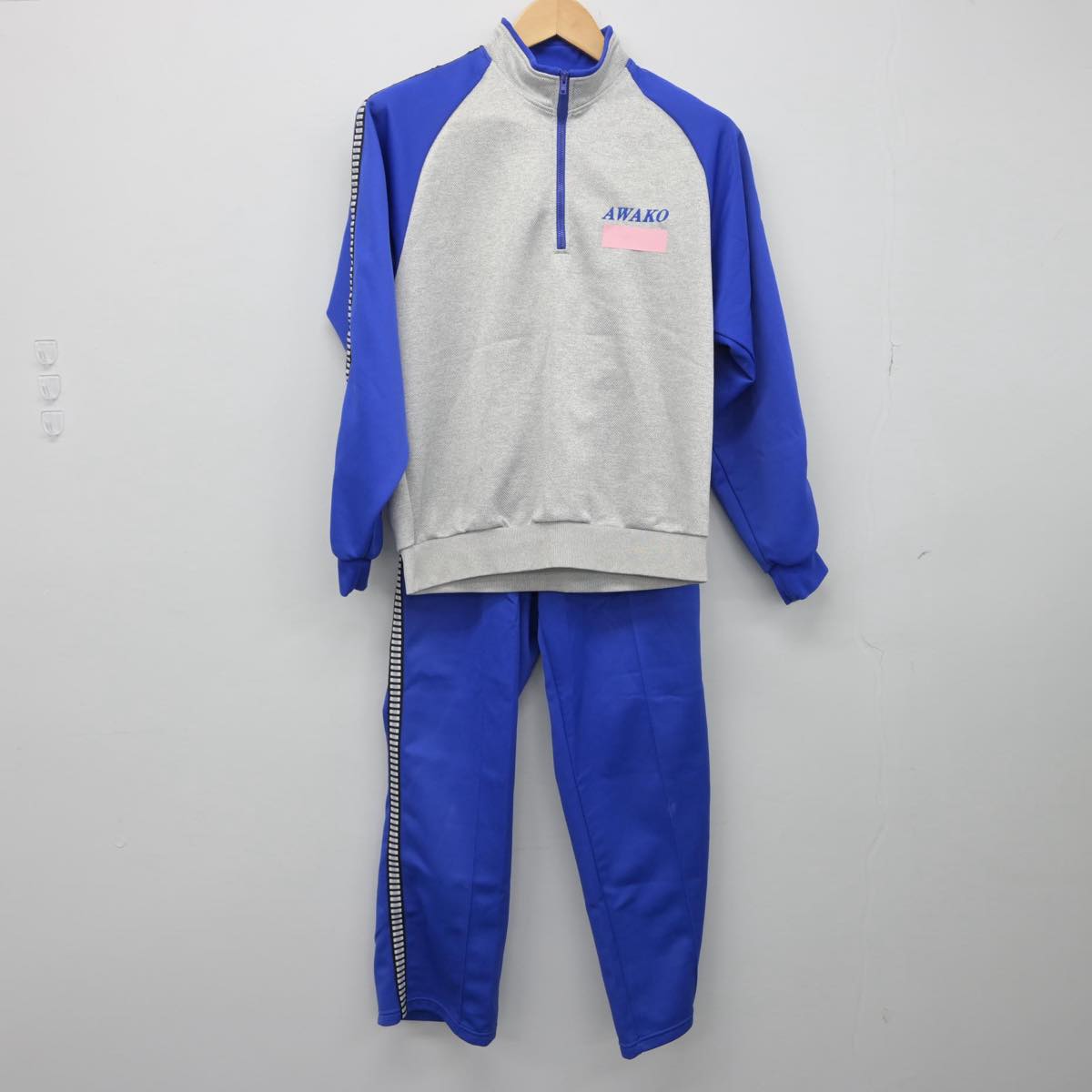 【中古】徳島県 阿波高等学校 女子制服 2点（ジャージ 上・ジャージ 下）sf030461