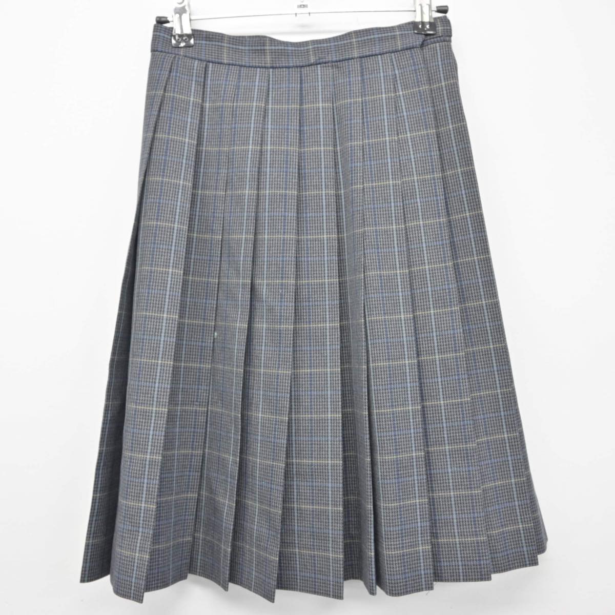 【中古】沖縄県 那覇国際高等学校 女子制服 3点（ニットベスト・シャツ・スカート）sf030465