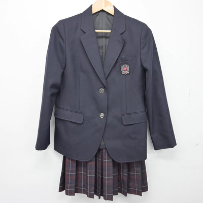 【中古】大阪府 松虫中学校 女子制服 2点（ブレザー・スカート）sf030479