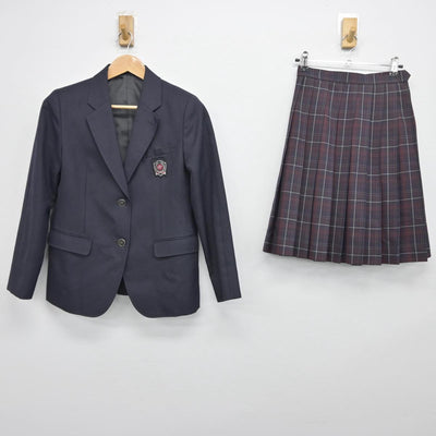 【中古】大阪府 松虫中学校 女子制服 2点（ブレザー・スカート）sf030479