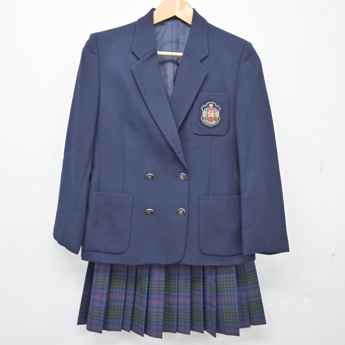 【中古】東京都 江戸川女子中学校・高等学校 女子制服 3点（ブレザー・スカート）sf030483