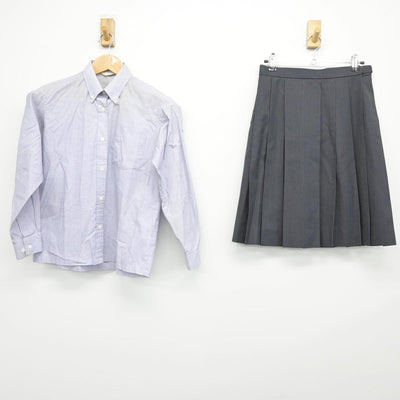 【中古】東京都 東京立正高等学校 女子制服 2点（シャツ・スカート）sf030486