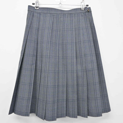 【中古】香川県 観音寺総合高等学校 女子制服 2点（ベスト・スカート）sf030494