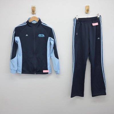 【中古】福岡県 久留米大学附設高等学校 女子制服 2点（ジャージ 上・ジャージ 下）sf030499