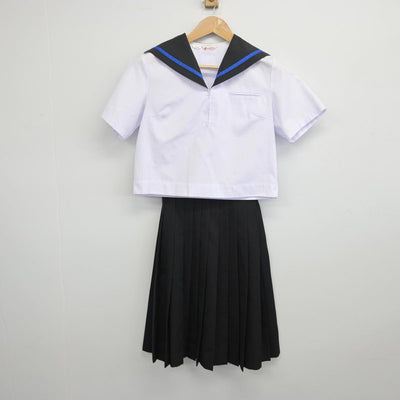 【中古】青森県 弘前市立第五中学校 女子制服 3点（セーラー服・スカート）sf030503