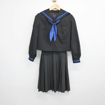 【中古】青森県 弘前市立第五中学校 女子制服 2点（セーラー服・スカート）sf030504