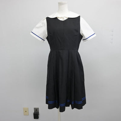 【中古】東京都 瀧野川女子学園高等学校 女子制服 2点（シャツ・ジャンパースカート）sf030506