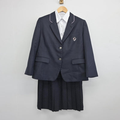 【中古】東京都 共立女子第二中学校 女子制服 3点（ブレザー・シャツ・スカート）sf030510