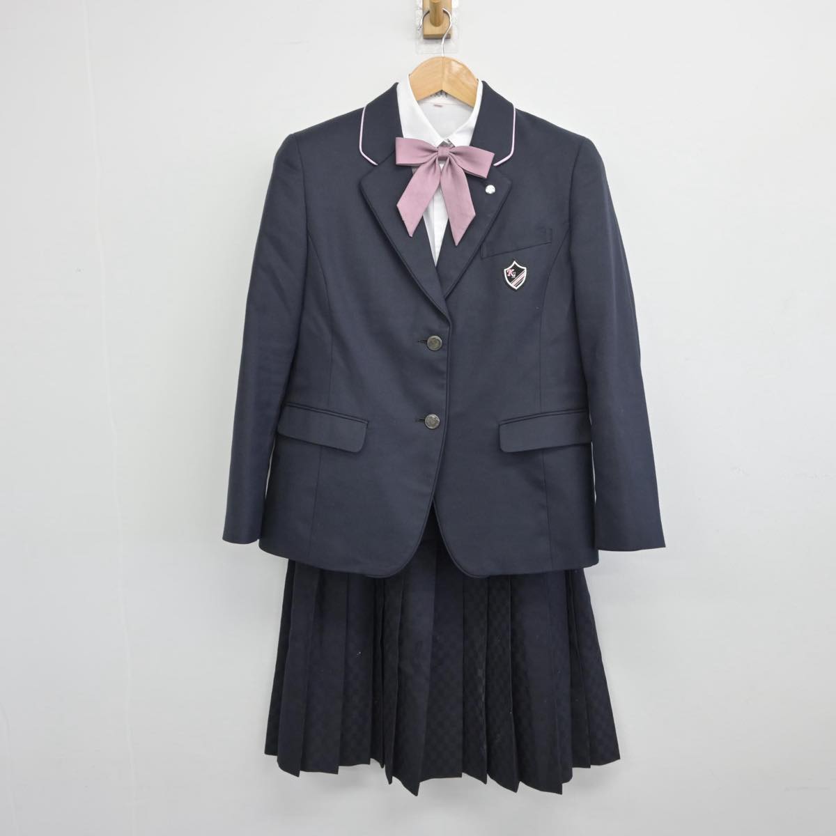 【中古】東京都 共立女子第二中学校 女子制服 4点（ブレザー・シャツ・スカート）sf030517