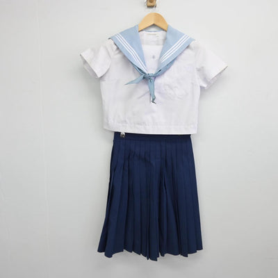 【中古】愛知県 愛知淑徳高等学校 女子制服 4点（セーラー服・スカート）sf030543