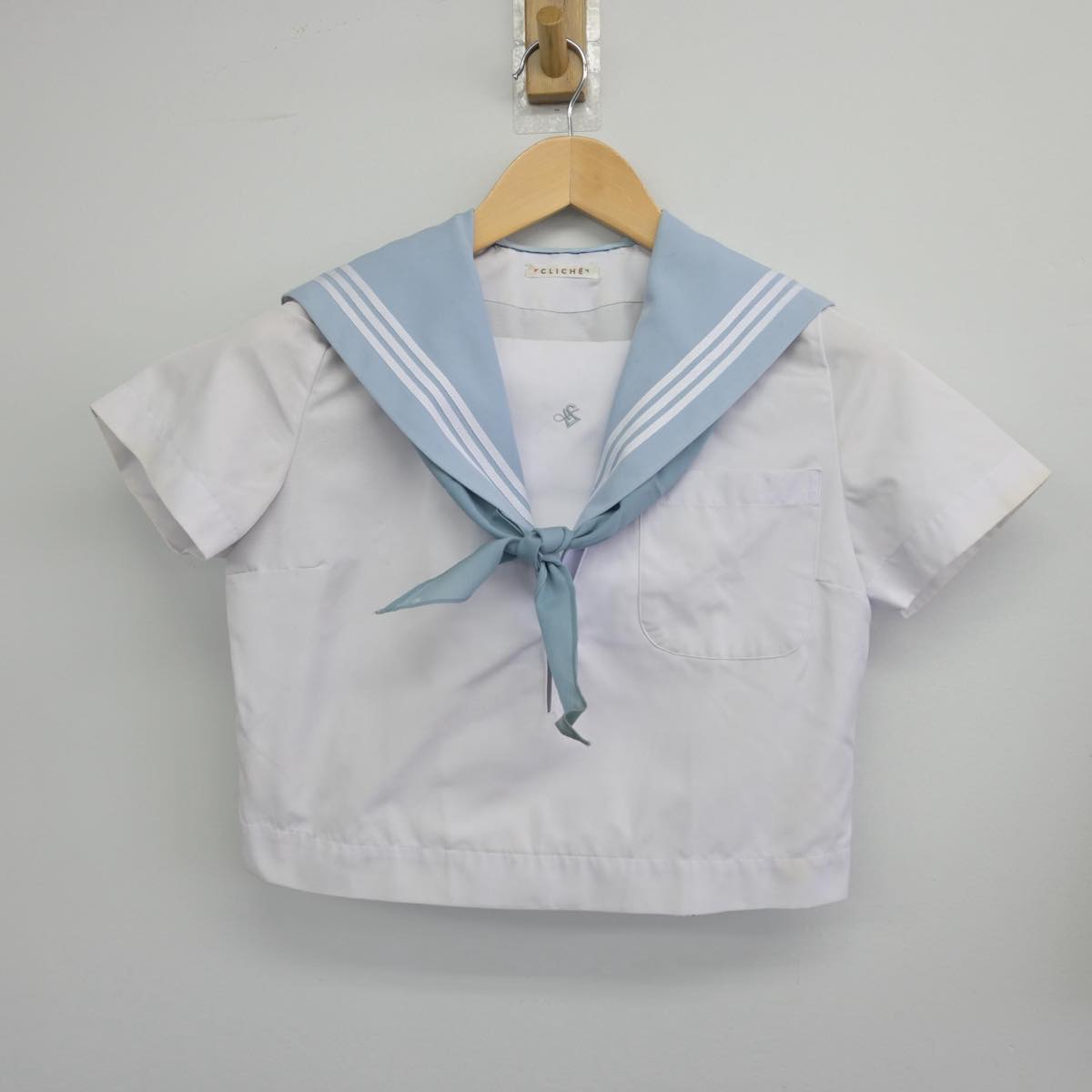 【中古】愛知県 愛知淑徳高等学校 女子制服 4点（セーラー服・スカート）sf030543