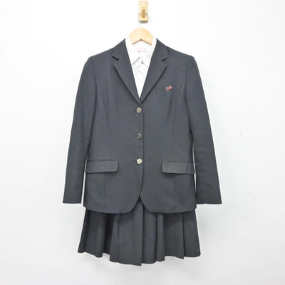 【中古】千葉県 市川工業高等学校 女子制服 4点（ブレザー・ニット・シャツ・スカート）sf030558