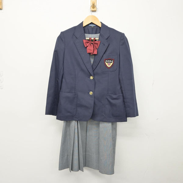 中古】広島県 庚午中学校 女子制服 3点（ブレザー・ジャンパー