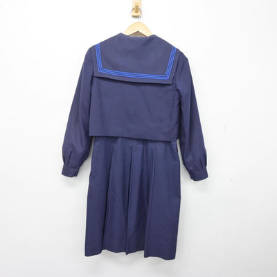 【中古】福岡県 香住丘高等学校 女子制服 3点（セーラー服・ジャンパースカート）sf030565