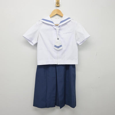 【中古】福岡県 香住丘高等学校 女子制服 3点（セーラー服・スカート）sf030567