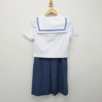 【中古】福岡県 香住丘高等学校 女子制服 3点（セーラー服・スカート）sf030567