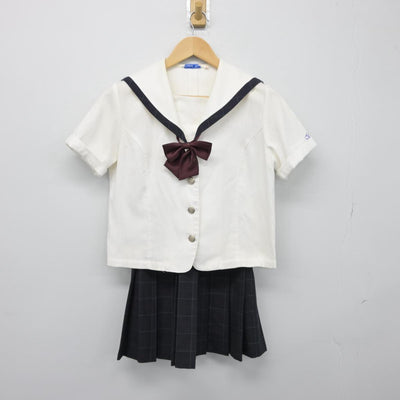 【中古】三重県 名張桔梗が丘高等学校 女子制服 3点（セーラー服・スカート）sf030568