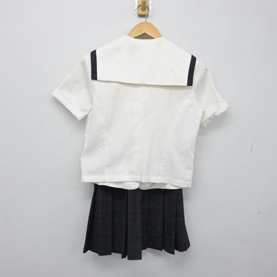 【中古】三重県 名張桔梗が丘高等学校 女子制服 3点（セーラー服・スカート）sf030568