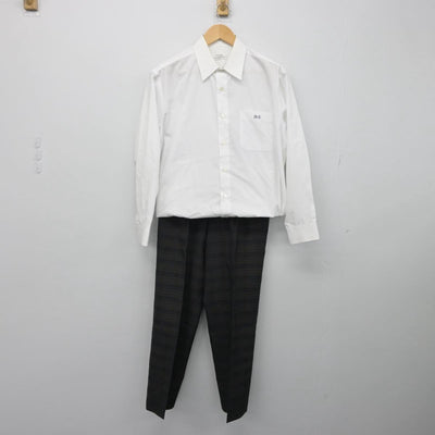 【中古】青森県 弘前中央高等学校 男子制服 2点（シャツ・ズボン）sf030581