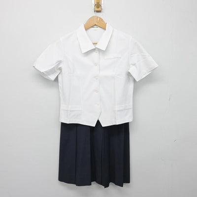 【中古】東京都 共立女子中学高等学校 女子制服 2点（シャツ・スカート）sf030590