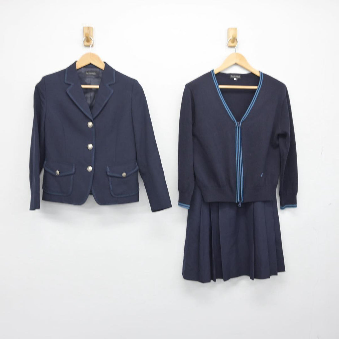 【中古】広島県 広島女学院中学高等学校 女子制服 6点（ブレザー・ニット・スカート）sf030598 | 中古制服通販パレイド