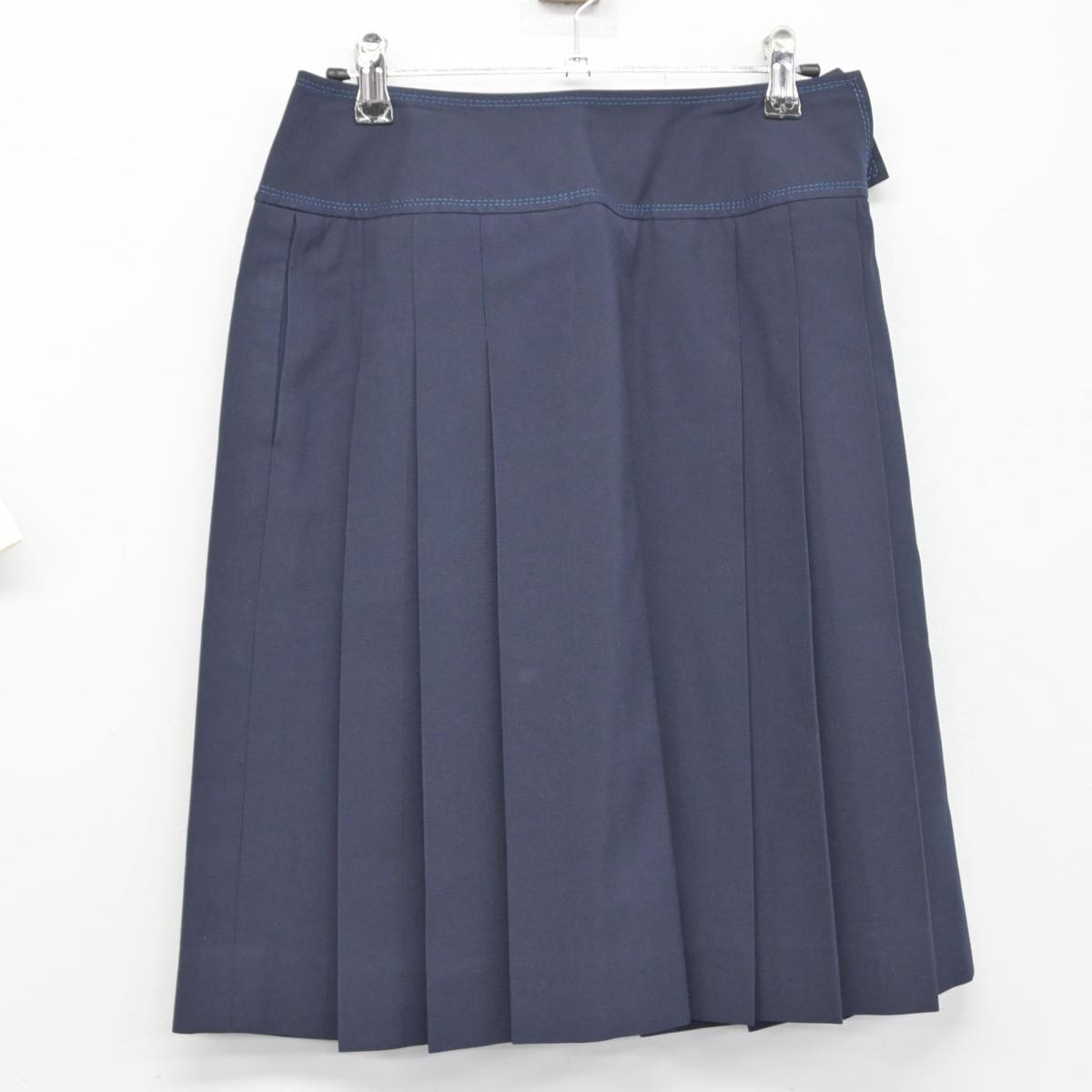 【中古】広島県 広島女学院中学高等学校 女子制服 5点（シャツ・ニットベスト・スカート）sf030599