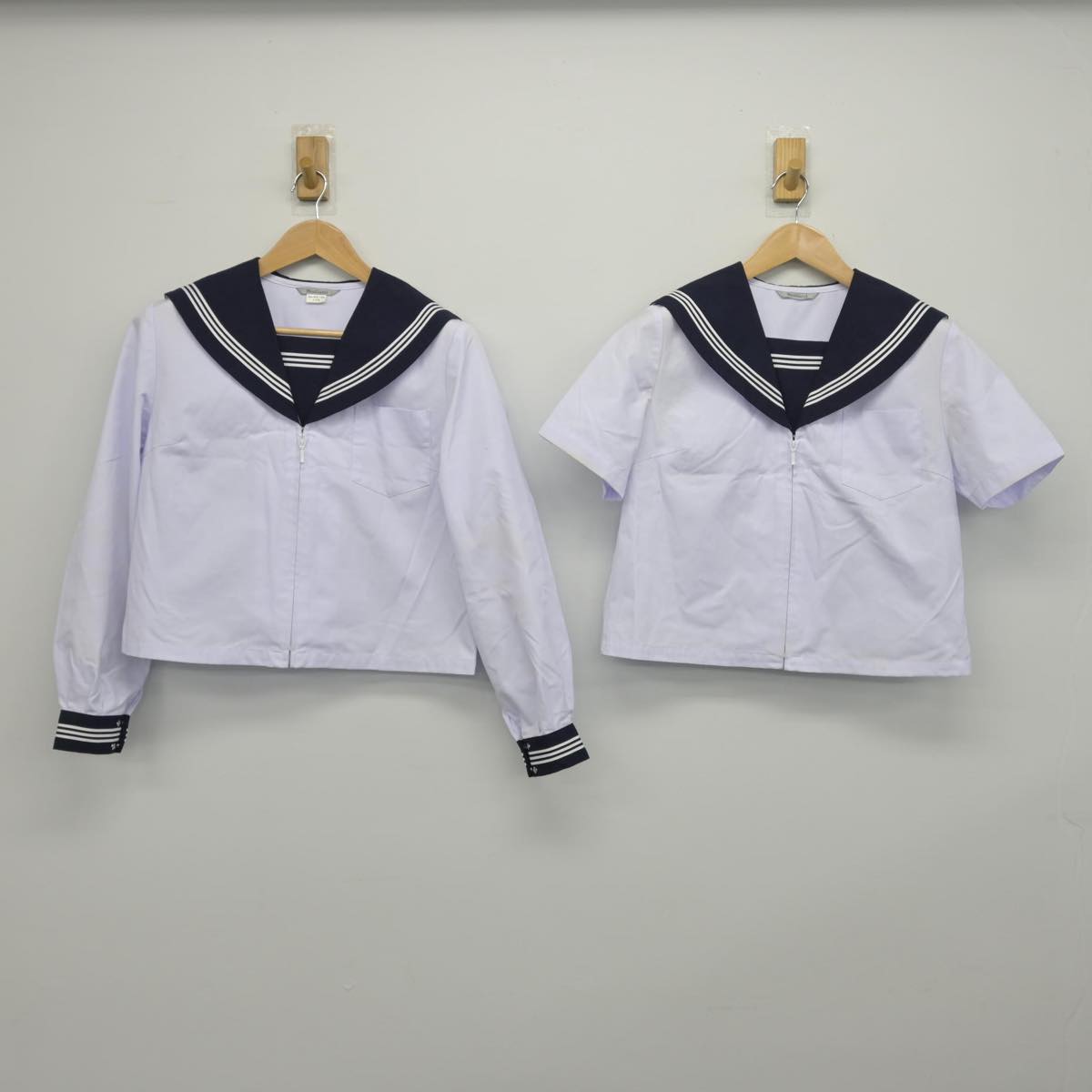 【中古】富山県 大門中学校 女子制服 2点（セーラー服）sf030604