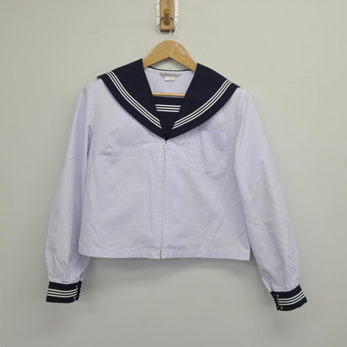 【中古】富山県 大門中学校 女子制服 2点（セーラー服）sf030604