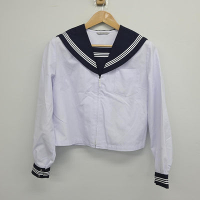 【中古】富山県 大門中学校 女子制服 2点（セーラー服）sf030605