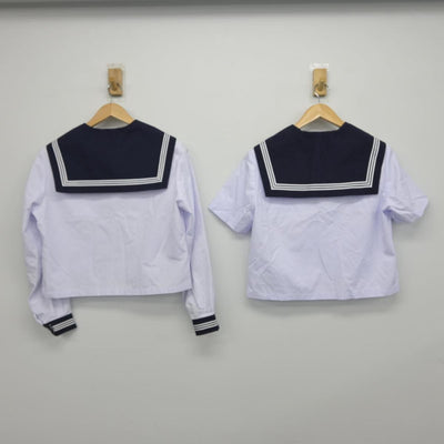 【中古】富山県 大門中学校 女子制服 2点（セーラー服）sf030605