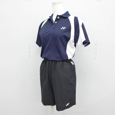 【中古】群馬県 桜木中学校/テニス部ユニフォーム 女子制服 2点（部活ユニフォーム 上・部活ユニフォーム 下）sf030615