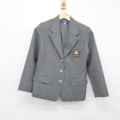 【中古】岡山県 津山東高等学校 女子制服 3点（ブレザー・スカート）sf030630