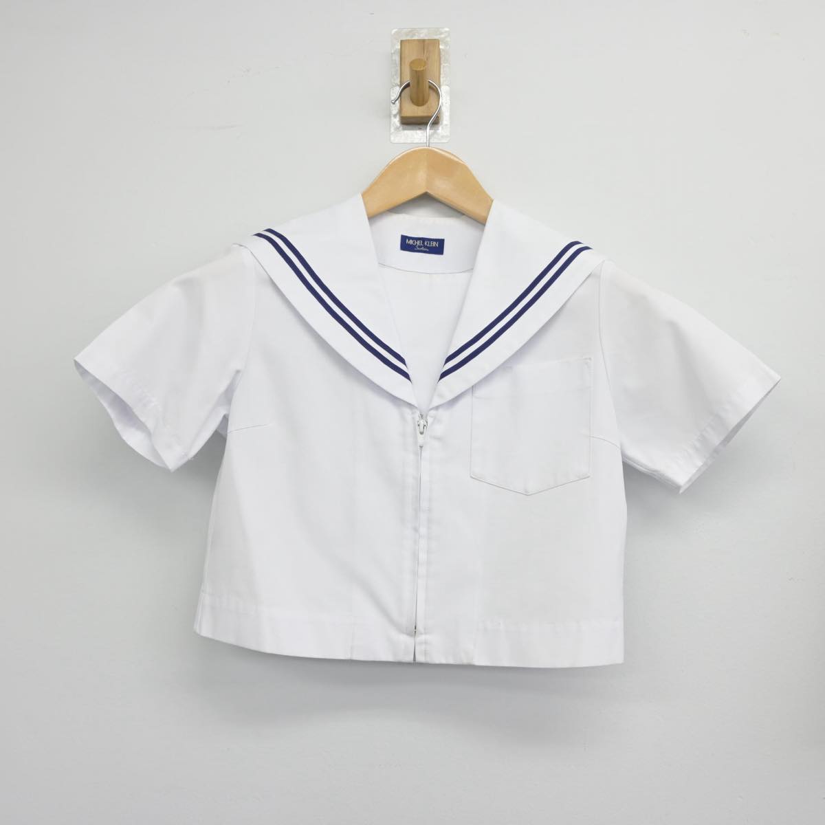 【中古】愛知県 岡崎市立矢作北中学校 女子制服 2点（セーラー服・スカート）sf030638