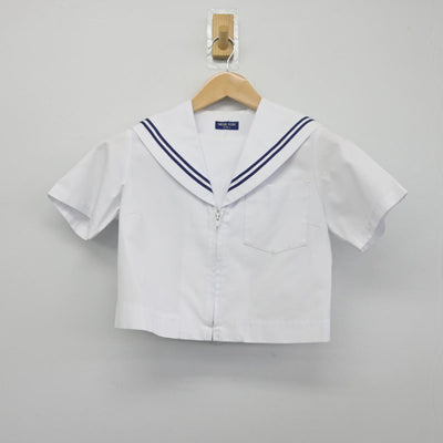 【中古】愛知県 岡崎市立矢作北中学校 女子制服 2点（セーラー服・スカート）sf030639