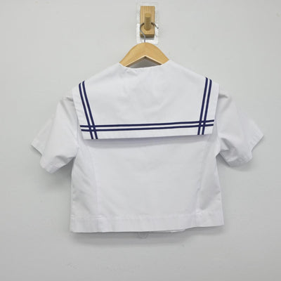 【中古】愛知県 岡崎市立矢作北中学校 女子制服 2点（セーラー服・スカート）sf030639