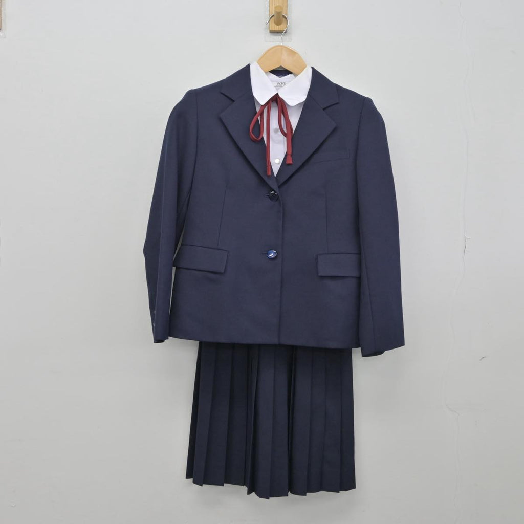 中古】大阪府 大阪教育大学附属高等学校平野校舎 女子制服 4点