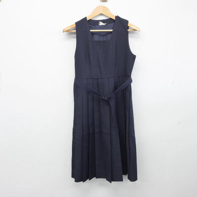 【中古】東京都 江戸川区立篠崎中学校 女子制服 2点（セーラー服・ジャンパースカート）sf030658