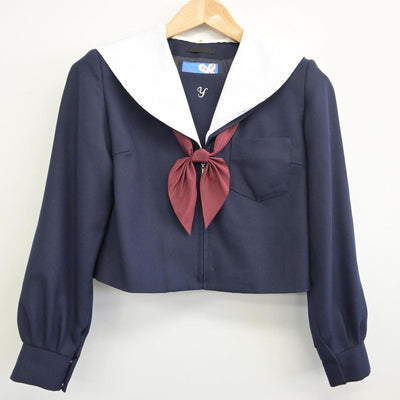 【中古】岐阜県 陽南中学校 女子制服 3点（セーラー服・スカート）sf030677