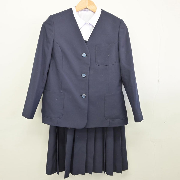 【中古】茨城県 おくの義務教育学校 女子制服 4点（ブレザー・シャツ・ベスト・スカート）sf030686 | 中古制服通販パレイド