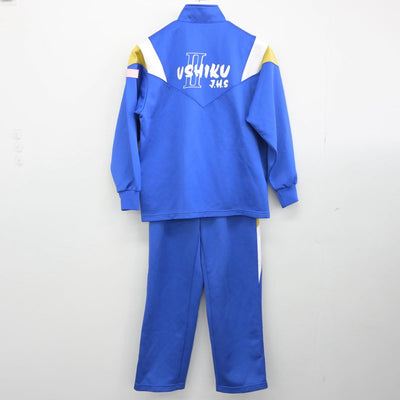 【中古】茨城県 おくの義務教育学校 女子制服 2点（ジャージ 上・ジャージ 下）sf030690