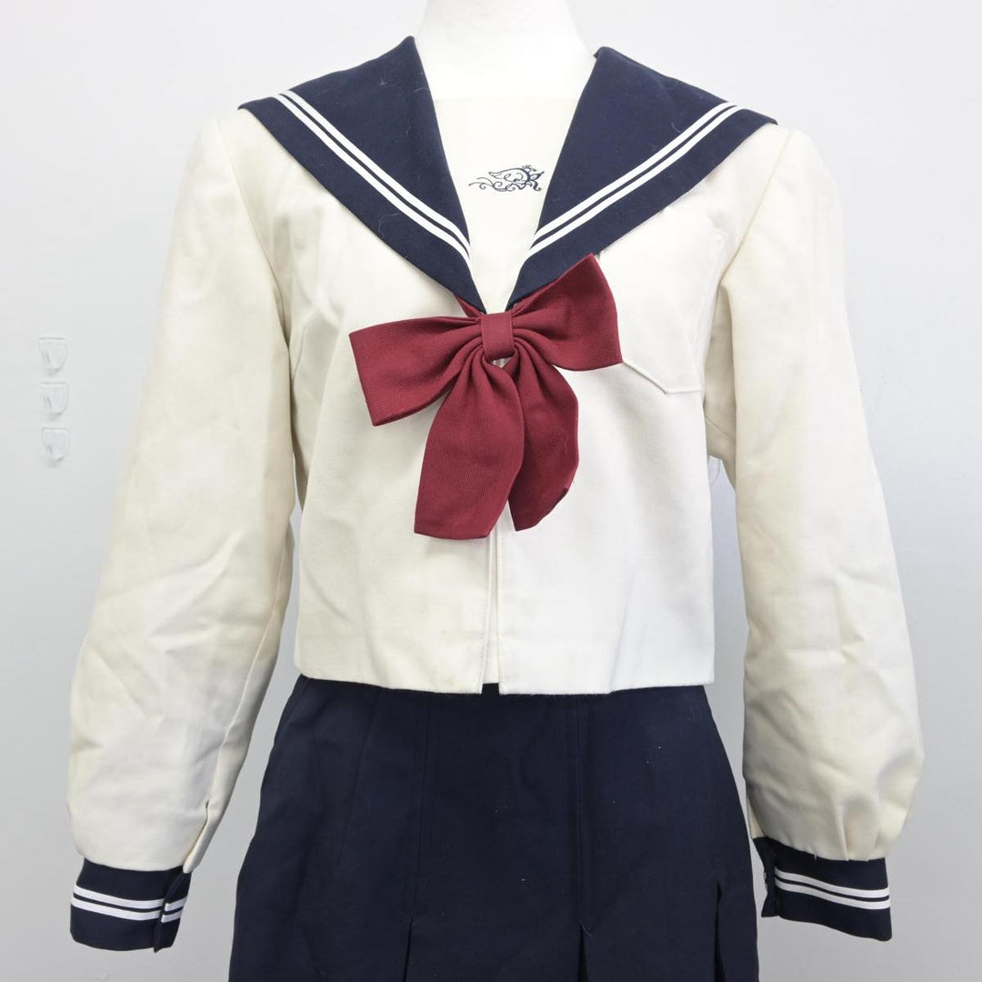 中古】和歌山県 開智中学校 女子制服 3点（セーラー服・スカート）sf030691 | 中古制服通販パレイド