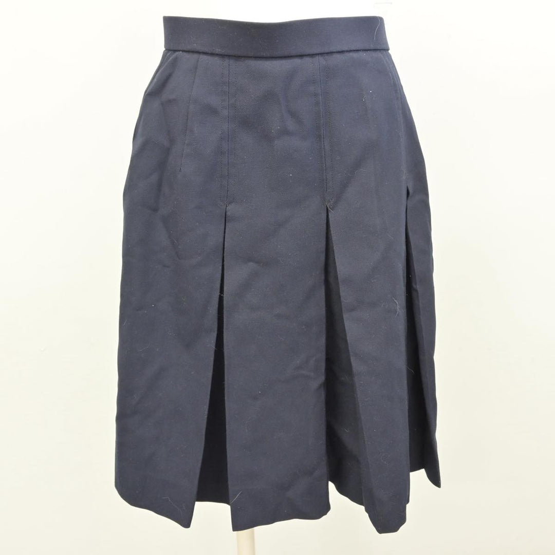 中古】和歌山県 開智中学校 女子制服 3点（セーラー服・スカート