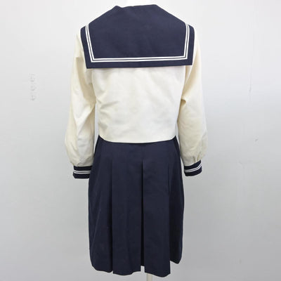 【中古】和歌山県 開智高等学校 女子制服 3点（セーラー服・スカート）sf030692