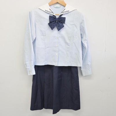 【中古】和歌山県 開智高等学校 女子制服 3点（シャツ・スカート）sf030694