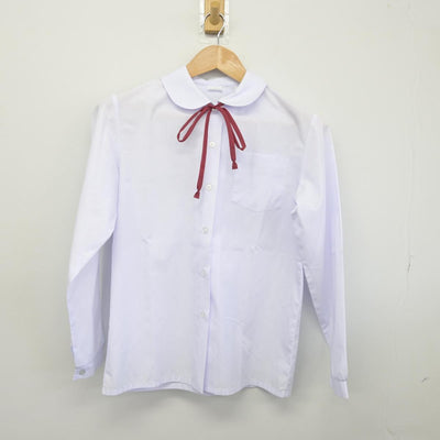 【中古】埼玉県 谷塚中学校 女子制服 4点（ブレザー・シャツ・ジャンパースカート）sf030705