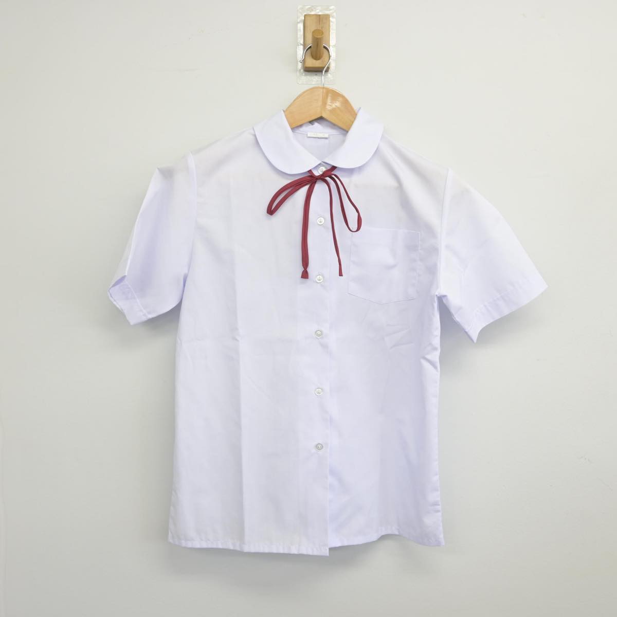 【中古】埼玉県 谷塚中学校 女子制服 3点（シャツ・ジャンパースカート）sf030707