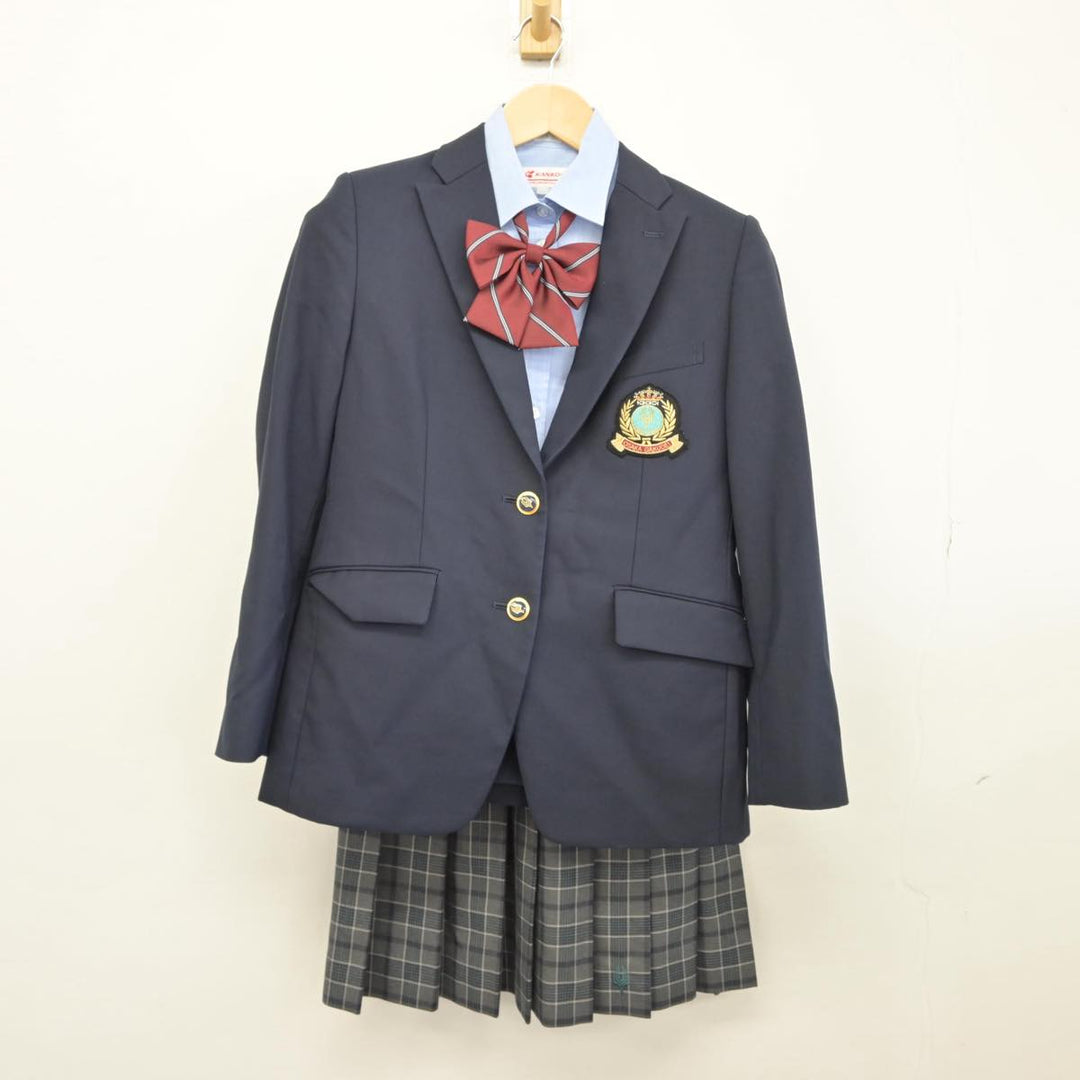 中古】大阪府 大阪学芸高等学校 女子制服 5点（ブレザー・ニット・シャツ・スカート）sf030728 | 中古制服通販パレイド