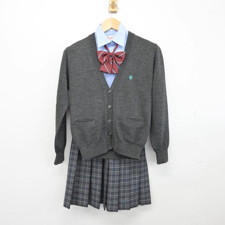 【中古】大阪府 大阪学芸高等学校 女子制服 5点（ブレザー・ニット・シャツ・スカート）sf030728 | 中古制服通販パレイド