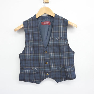 【中古】北海道 札幌市立西岡中学校 女子制服 2点（ベスト・ベスト）sf030732